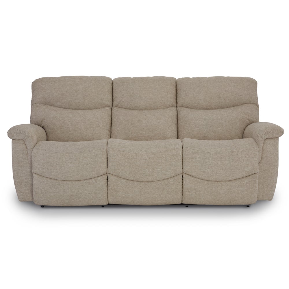 James Power Reclining Sofa w/ Headrest & Lumbar