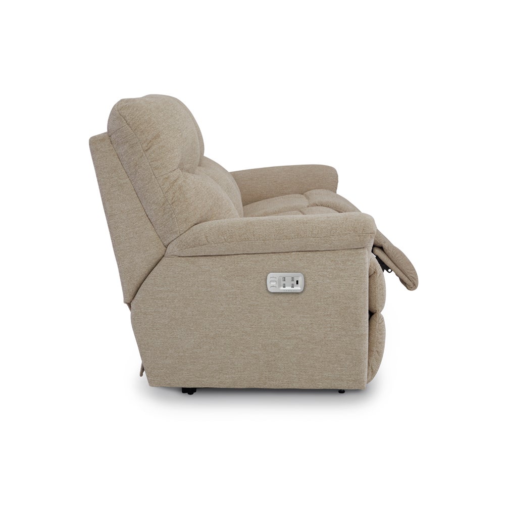 James Power Reclining Sofa w/ Headrest & Lumbar