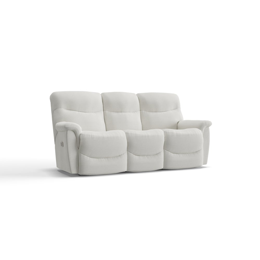 James Power Reclining Sofa w/ Headrest & Lumbar