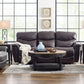 James Power Reclining Sofa w/ Headrest & Lumbar