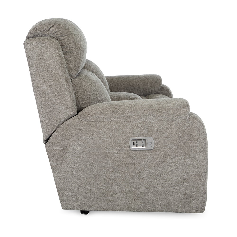 Dorian Power Reclining Loveseat w/ Headrest, Lumbar & Console