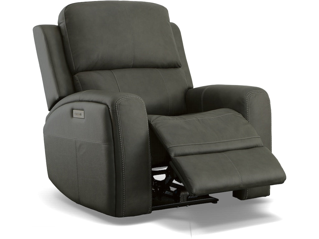 Linden Power Recliner with Power Headrest and Lumbar