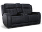 Grant Power Reclining Loveseat with Console and Power Headrests