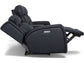 Grant Power Reclining Loveseat with Console and Power Headrests