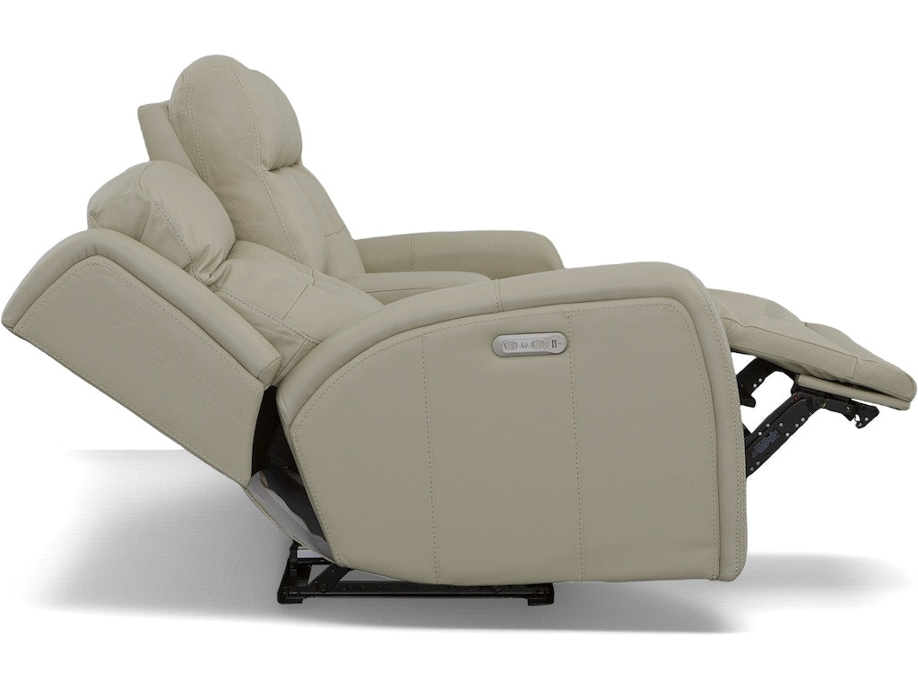 Grant Power Reclining Loveseat with Console and Power Headrests