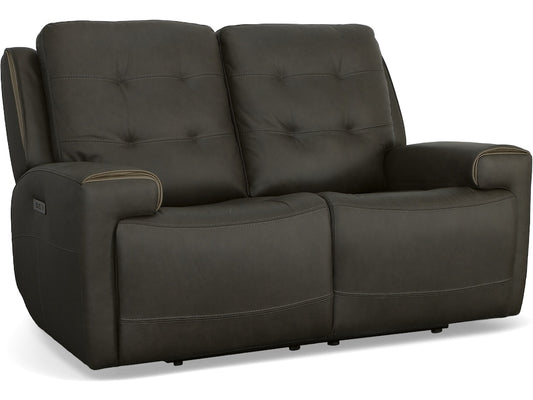 Iris Power Reclining Loveseat with Power Headrests