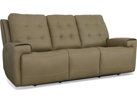 Iris Power Reclining Sofa with Power Headrests