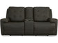 Iris Power Reclining Loveseat with Console and Power Headrests