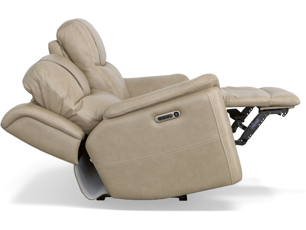 Crew Power Reclining Loveseat with Power Headrests and Lumbar