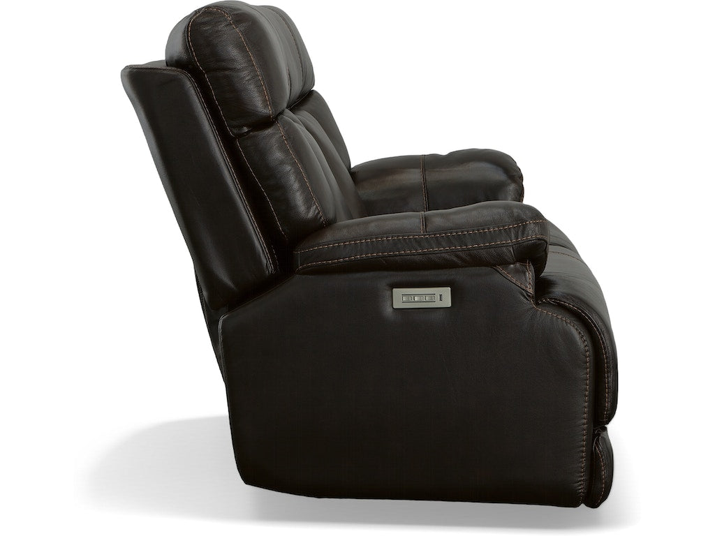 Clive Power Reclining Loveseat with Power Headrests and Lumbar