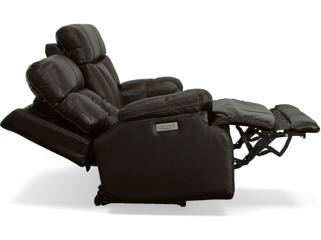 Clive Power Reclining Loveseat with Power Headrests and Lumbar