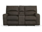 Nirvana Power Reclining Loveseat with Console and Power Headrests