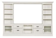 Structures Quintuple Storage Entertainment Wall Unit