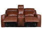 Natalia Dual-Power Reclining Console Loveseat, Coach