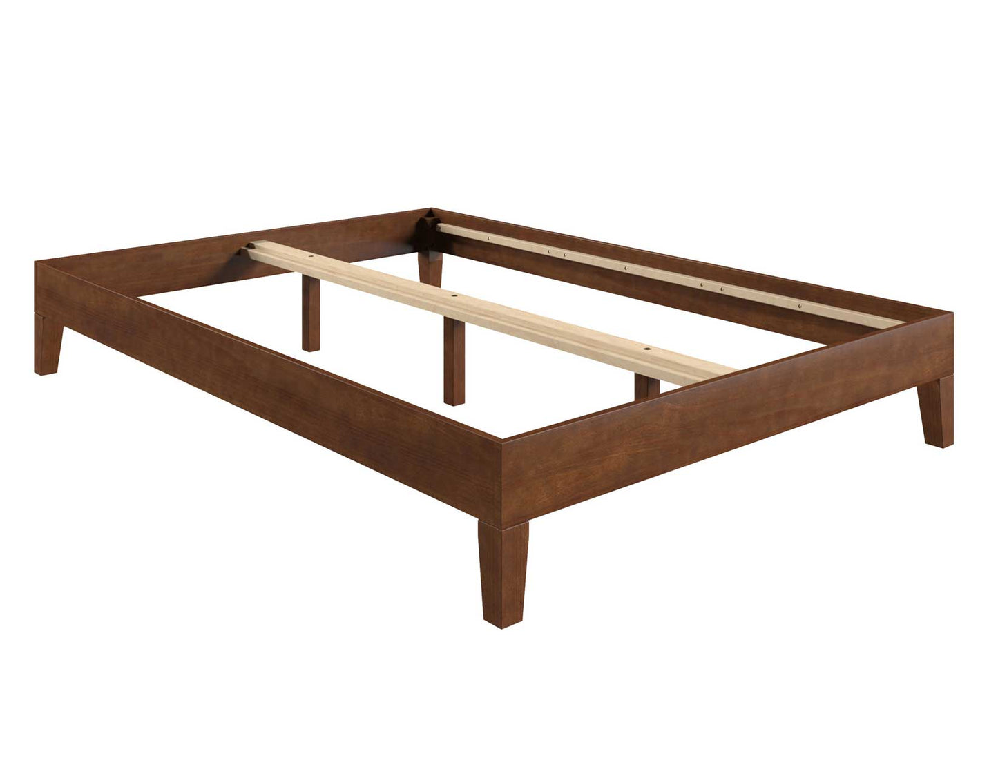 Nix Full Platform Bed, Natural