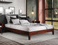 Nix Full Platform Bed, Natural