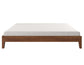 Nix Full Platform Bed, Natural