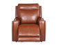 Natalia Dual-Power Leather Recliner, Coach