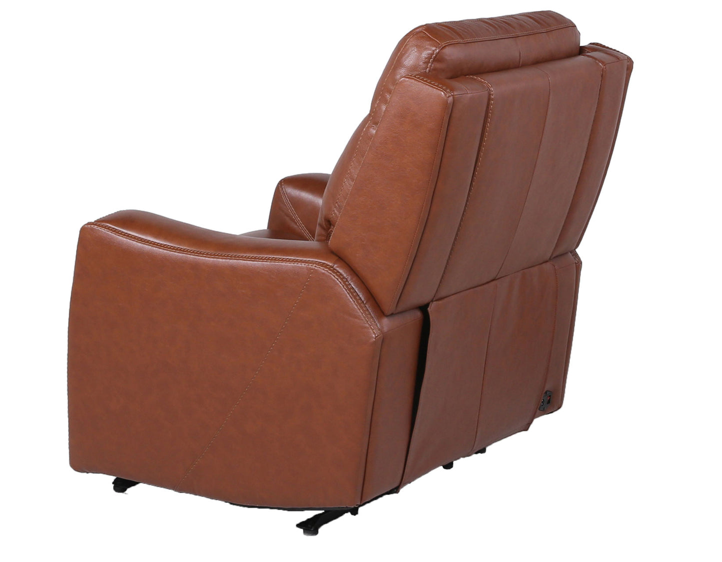 Natalia Dual-Power Leather Recliner, Coach