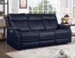 Valencia Dual-Power Reclining Sofa, Ocean Blue