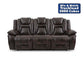 Oportuna Dual-Power Reclining Sofa w/Drop-Down Table