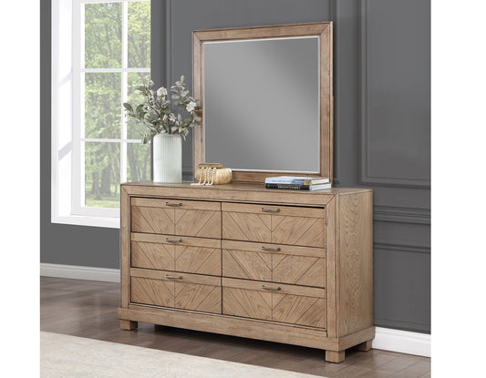 Montana Dresser and Mirror, Sand