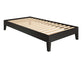 Nix Twin Platform Bed, Black