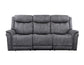 Morrison Dual-Power Reclining Sofa, Stone