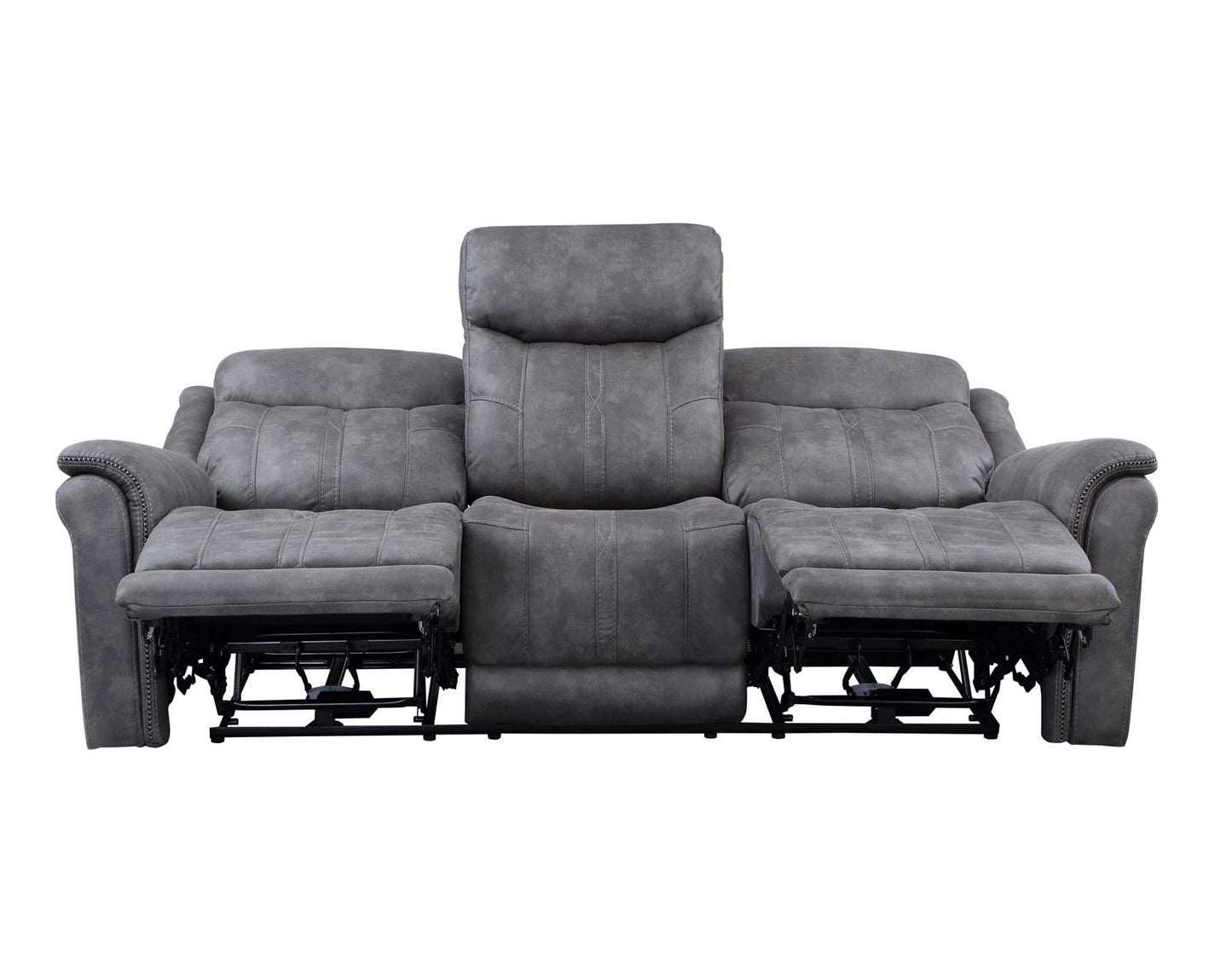 Morrison Dual-Power Reclining Sofa, Stone