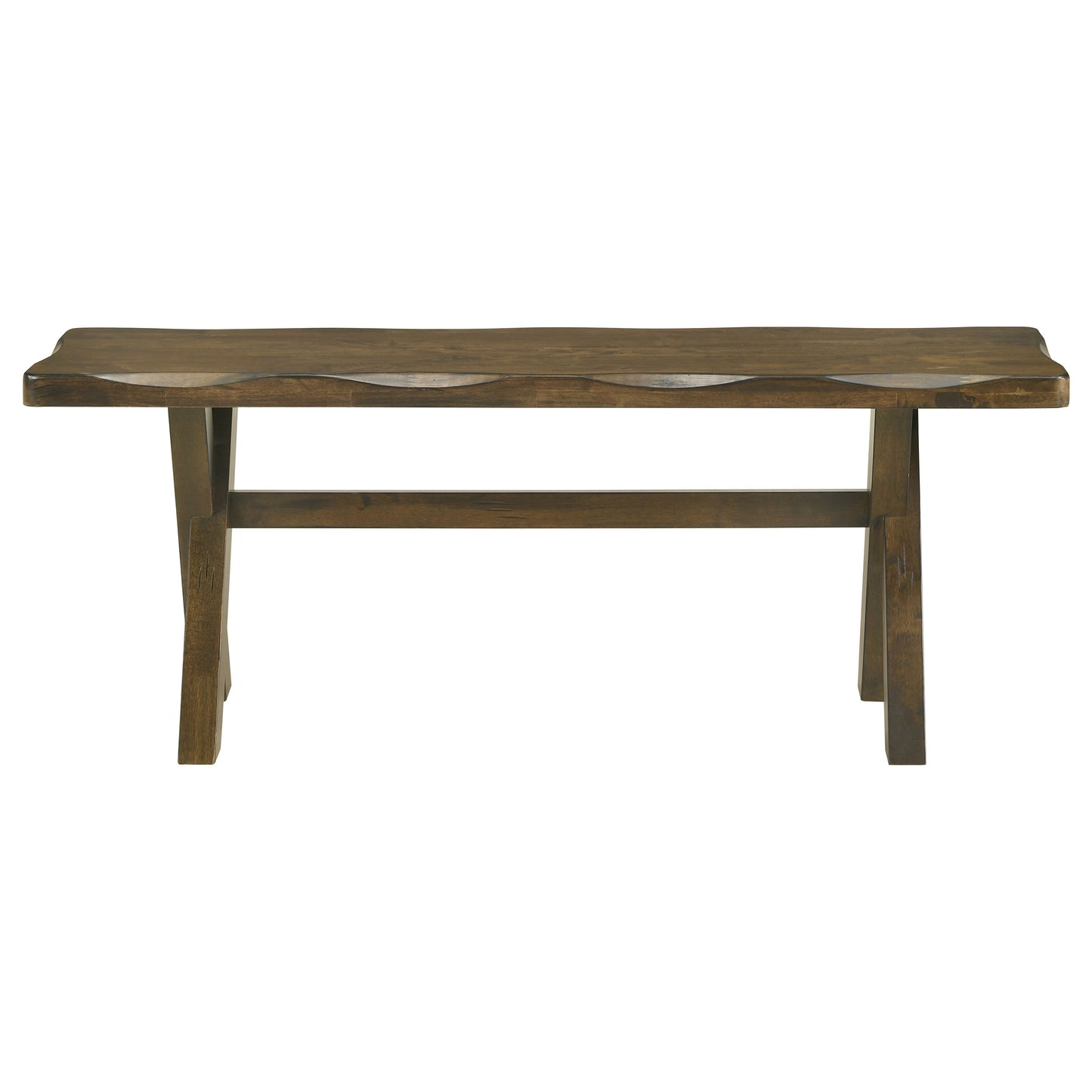 Alston 47-inch Solid Wood Dining Bench Knotty Nutmeg