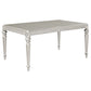 Bling Game 86-inch Extension Dining Table Metallic Platinum