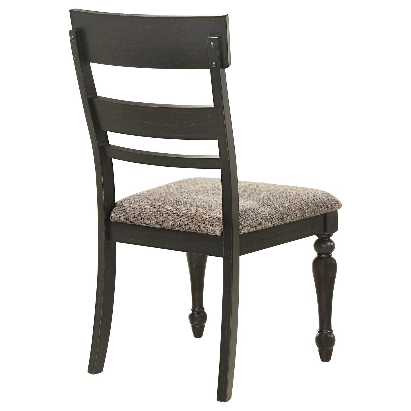 Bridget Wood Dining Side Chair Charcoal (Set of 2)