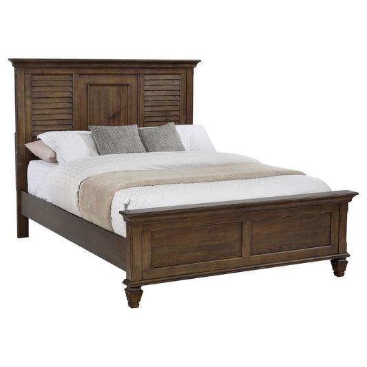 Franco 4-piece California King Bedroom Set Burnished Oak