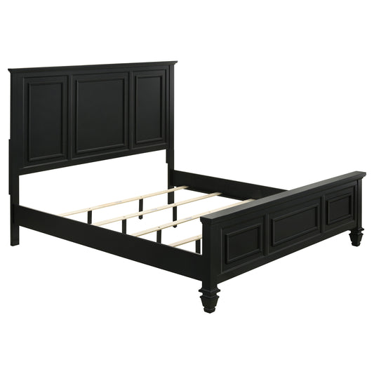 Sandy Beach 4-piece California King Bedroom Set Black