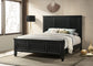 Sandy Beach Wood Queen Panel Bed Black