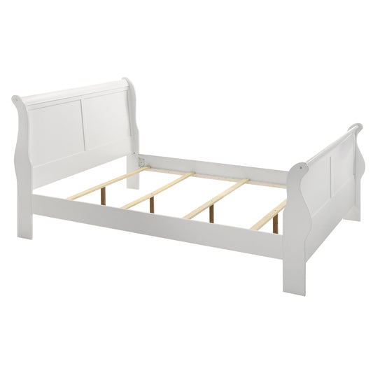 Louis Philippe 5-piece Queen Bedroom Set White