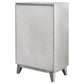 Leighton 5-drawer Bedroom Chest Metallic Mercury