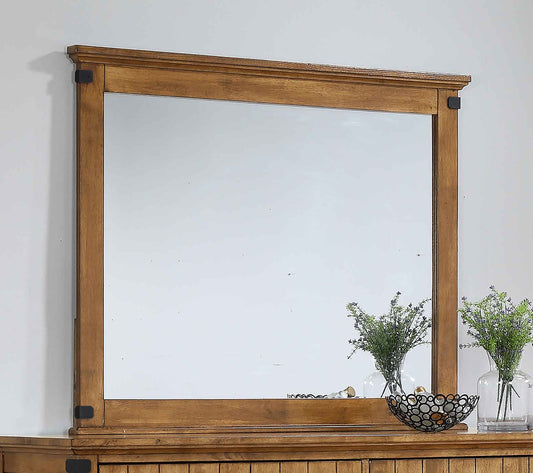 Brenner Dresser Mirror Rustic Honey