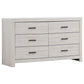 Brantford 5-piece Queen Bedroom Set Coastal White