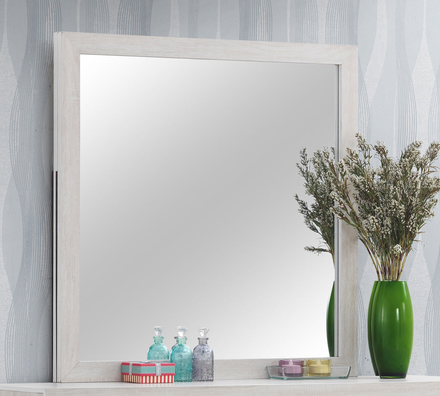 Brantford Dresser Mirror Coastal White