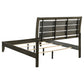 Serenity Wood Eastern King Panel Bed Mod Grey