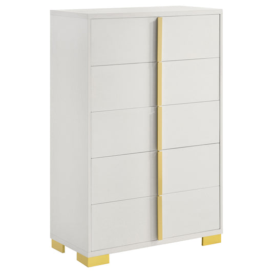 Marceline 5-drawer Bedroom Chest White