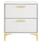 Kendall 2-drawer Nightstand White