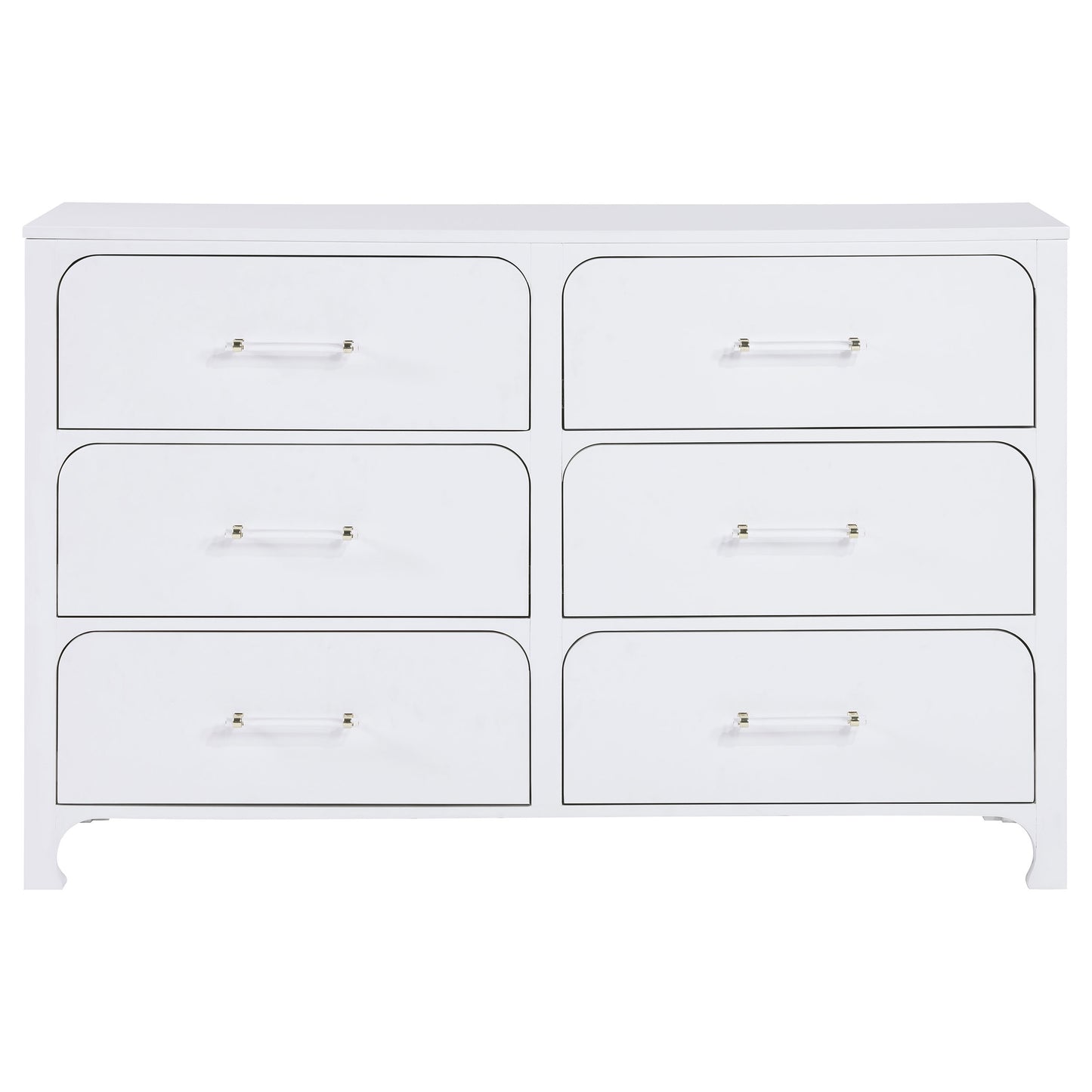 Anastasia 4-piece Eastern King Bedroom Set Pearl White