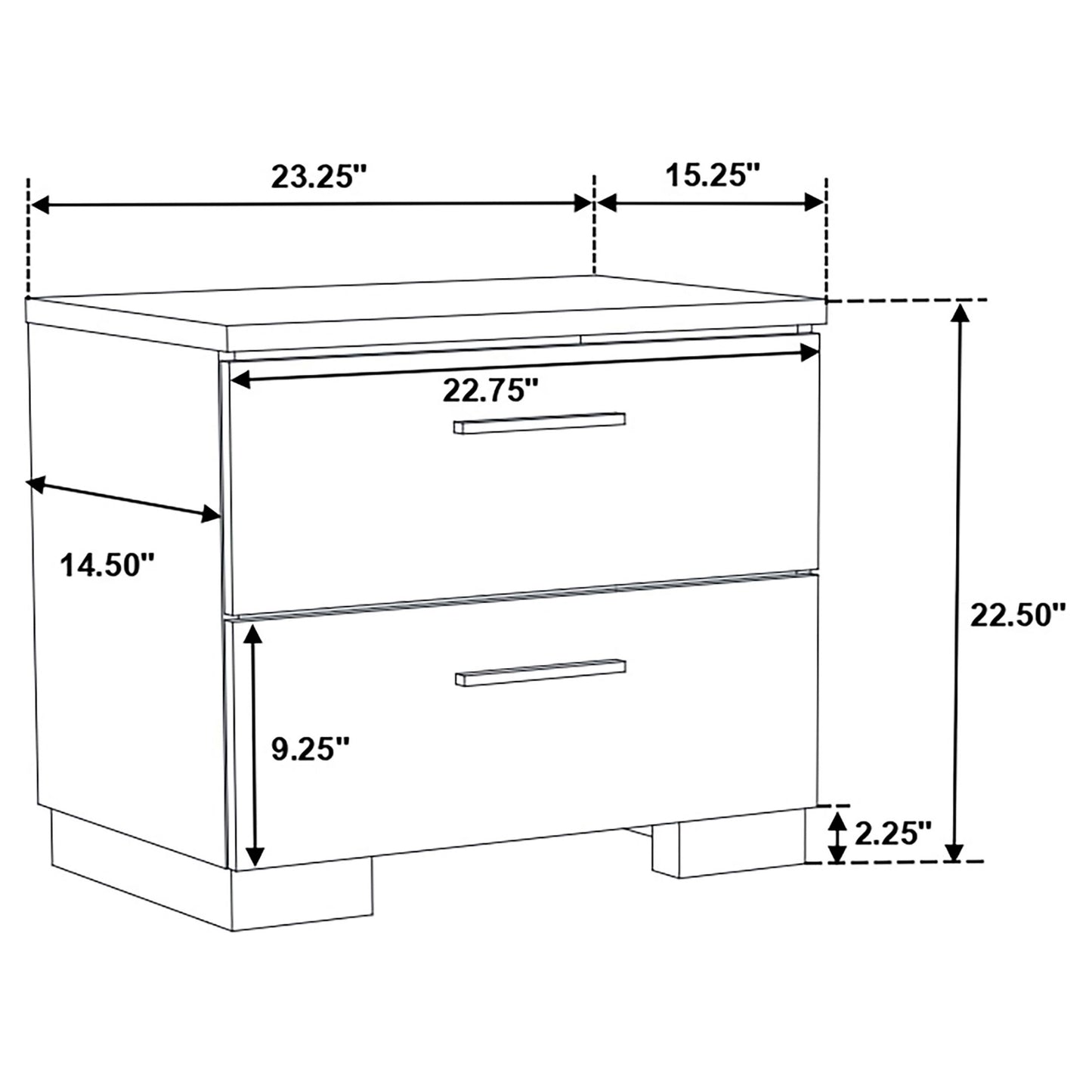 Jeremaine 5-piece Eastern King Bedroom Set White