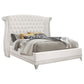 Barzini 4-piece California King Bedroom Set White