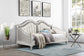 Evangeline Upholstered Twin Daybed Silver Oak