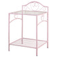 Massi Metal 1-shelf Nightstand Powder Pink