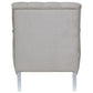 Avonlea Velvet Upholstered Sloped Arm Chair Grey Velvet