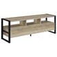 James 3-drawer Engineered Wood 60" TV Stand Distressed Pine